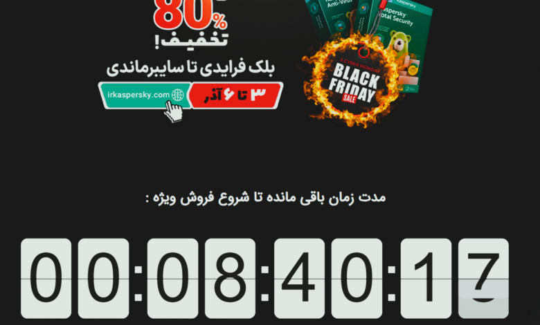 تخفیف 80% ایدکو روی آنتی‌ویروس اورجینال در بلک فرایدی 2023