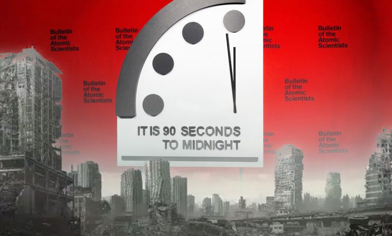 همچنان ۹۰ ثانیه تا آخرالزمان؛ ساعت روز قیامت در کمترین فاصله‌ تا نیمه‌شب باقی می‌ماند