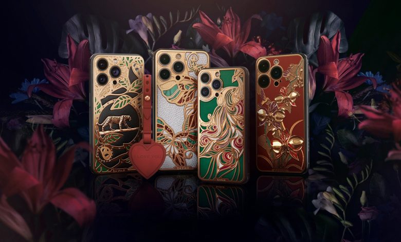 آیفون ۳ میلیاردی با پوشش الماس و طلا به مناسبت ولنتاین رونمایی شد