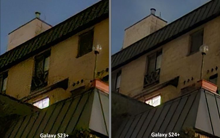 نمونه تصاویر ثبت شده با دوربین اولتراواید گلکسی S24 پلاس و گلکسی S23 پلاس در محیط کم نور بیرونی