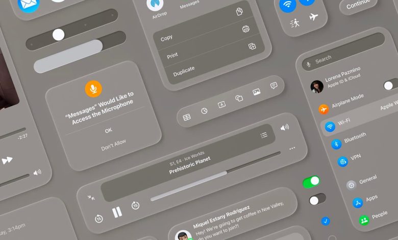 تغییر بزرگ آیفون؛ iOS 18 با سبک طراحی ویژن پرو ساخته می‌شود
