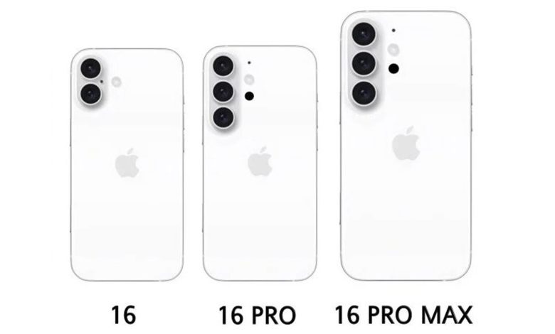 تصویر کل خانواده آیفون ۱۶ لو رفت؛ بازطراحی بزرگ در راه گوشی‌های اپل