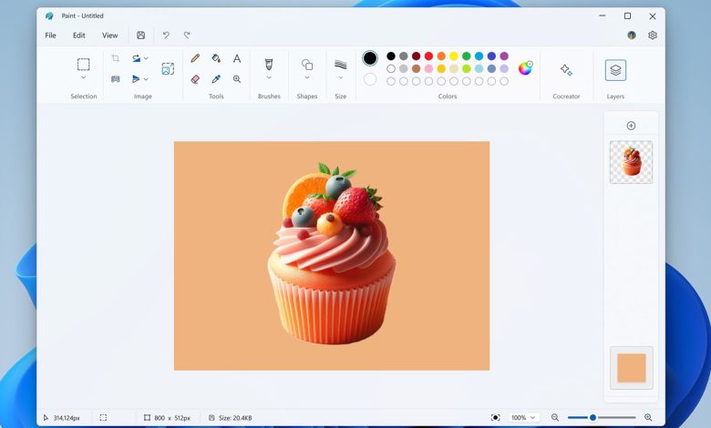 مایکروسافت بی‌سروصدا به آپدیت نرم‌افزار قدیمی Paint ادامه می‌دهد