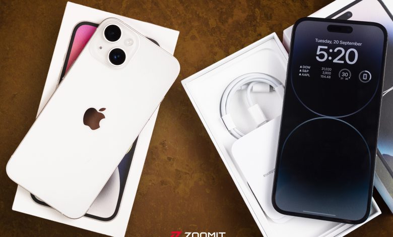 ۳۰ تغییر بزرگ آیفون ۱۶ نسبت‌به آیفون ۱۴؛ از چیدمان عمودی دوربین تا پورت USB-C