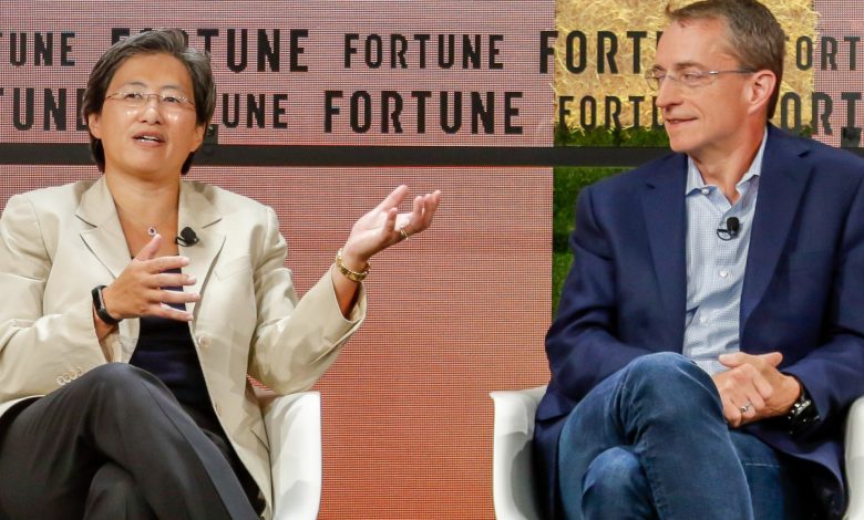 حقوق مدیرعامل اینتل نصف مدیرعامل AMD است