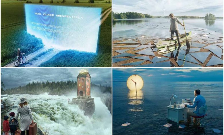 تصاویر سورئال گیج‌کننده‌ای که باید رمزگشایی شوند