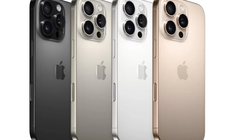 رنگ بندی آیفون ۱۶ پرو و آیفون ۱۶ پرو مکس