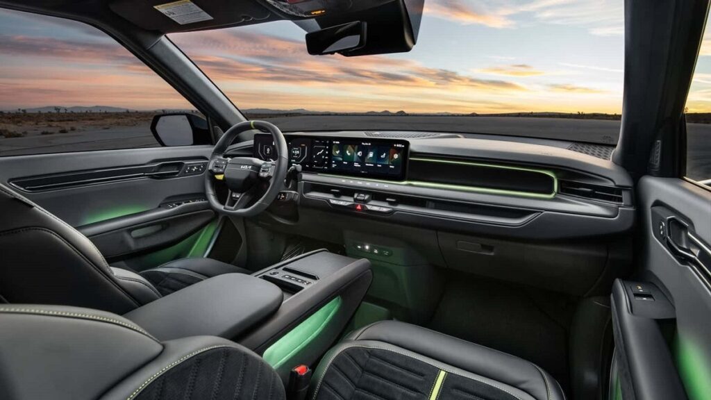 کیا EV9 جیتی مدل 2026 معارفه شد_مستطیل زرد 2 کیا EV9 جیتی مدل 2026