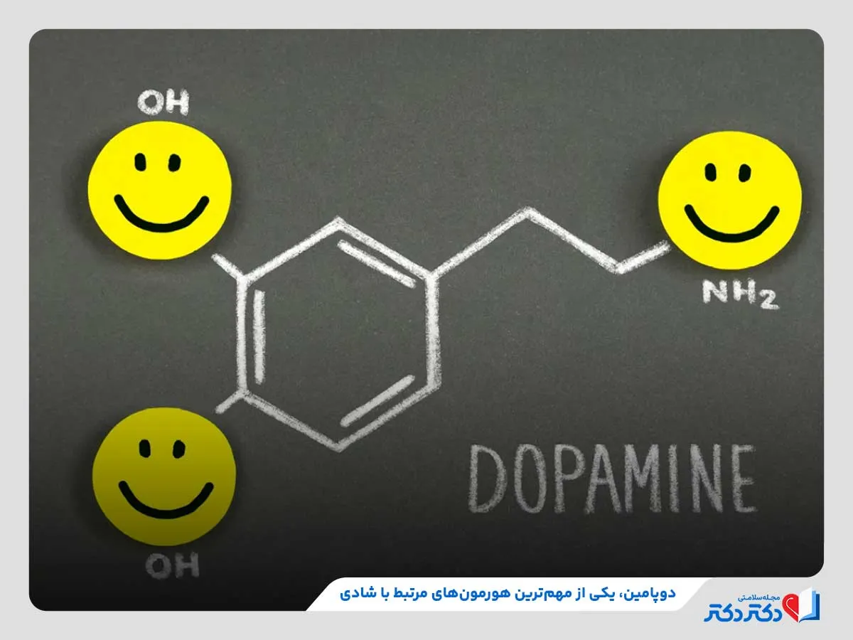 معارفه 4 نوع گوناگون هورمون نشاط + ۱۱ روش ساده برای افزایش آنها_مستطیل زرد 26 دوپامین، یکی از انتقالدهندههای عصبی مرتبط با شادی