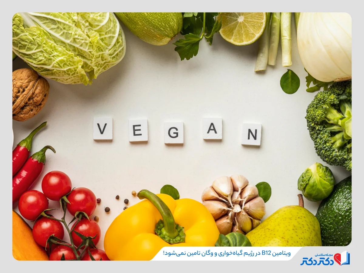 اگر وگان یا گیاهخوار هستید، باید از مواد غذایی غنی شده با ویتامین ب12 استفاده کنید.