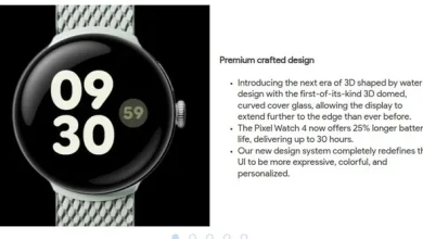 افشای جزئیات جدید درباره پیکسل واچ 4