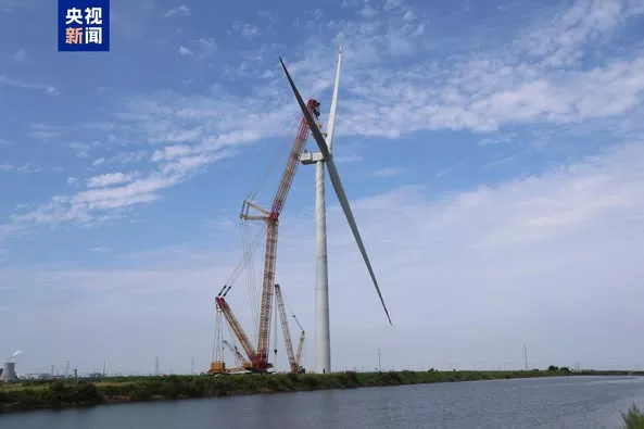 قدرتمندترین توربین بادی جهان در چین با قابلیت تأمین برق ۵۵ هزار خانه!