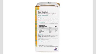 ترکیبات موجود در قرص روکش دار برنینگ فت گلدن لایف